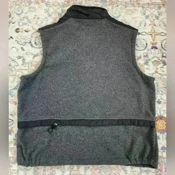 ProActive Men Heather Grey Full Zip Up Hidden Pocket Durable Outdoor Vest, sz LG - Picture 3 of 9